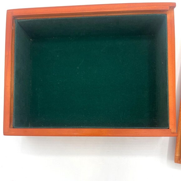 Wooden Photo Frame Box Jewelry Photos Cremation Keepsakes Remembrance - Picture 7 of 9